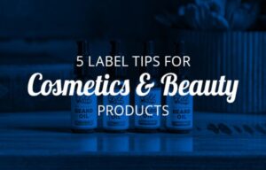 Beauty Products Labels
